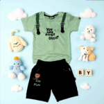 Boys Cute pestal green Back suspender - Image 3