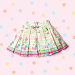 Girls pink Partywear Top Jacket  & Skirt - Image 6