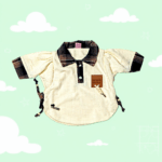 Girls Tshirt with stylish coller with Trouser - Image 2