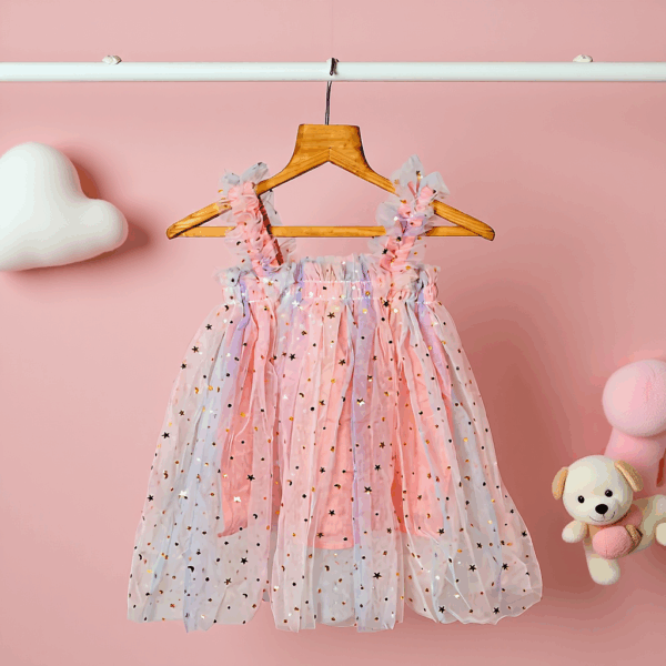Girls Sky Rainbow Unicorn Tulle Dress (Copy)