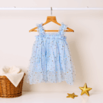 Girls Sky Rainbow Unicorn Tulle Dress - Image 2