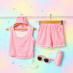 Girls Western  cap styled Co-ord Set