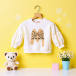 Girls Stylish Brown White 2 piece set - Image 3