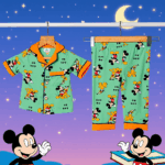Beautiful Green Orange Night Suit for Boys & Girls