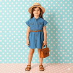 Girls Light Blue Dress