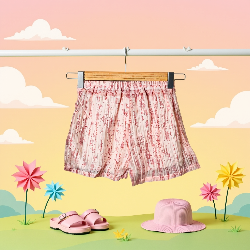 1 Girls 3 Piece Set | Inner Top, Shirt & Shorts | Stylish Casual Outfit - Image 3
