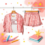Girls 3 Piece Set | Inner Top, Shirt & Shorts | Stylish Casual Outfit