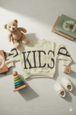 kids sweatshirt and pants set | toddler loungewear | unisex kids outfit - Image 4