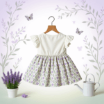 Girls Cotton Blend Dress | Stylish Kids Outfit - Image 2