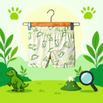 Boys Green Printed 3 Piece Set | T-shirt, Shorts & Shirt - Image 4