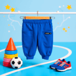 Boys Stylish Blue Sweatshirt with Joggers - Image 3