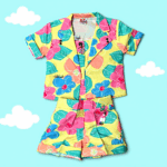 Girls Multicolor 3 Piece Set – Top, Jacket & Skirt - Image 2