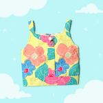 Girls Multicolor 3 Piece Set – Top, Jacket & Skirt - Image 4