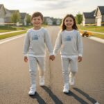 White Sweatshirt with Jogger – Cozy Everyday Set