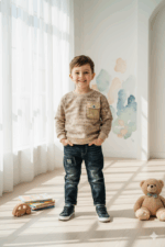 kids denim joggers | boys casual wear