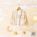 Girls 3 Piece Set | Inner Top, Shirt & Shorts | Stylish Casual Outfit - Image 3