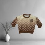Cream-Brown Co-Ord Set | Unisex 2 Piece Kids Outfit - Image 2