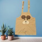 Brown-Cream Dungaree | Unisex 2 Piece Kids Outfit - Image 3
