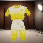 Cream-Yellow Co-Ord Set | Unisex 2 Piece Kids Outfit