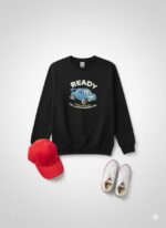 Boys Sweatshirt with Cartoon Car Print - Image 2