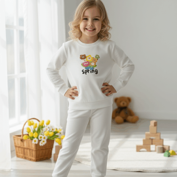 Spring Bloom Co-ord Set for Kids – 100% Cotton Comfort & Style | Girls Set Wear