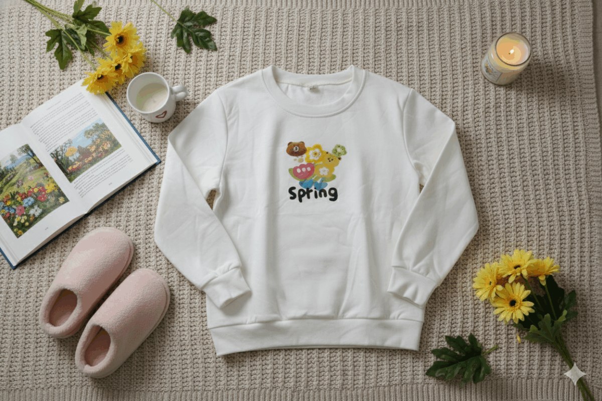 Spring Bloom Co-ord Set for Kids – 100% Cotton Comfort & Style | Girls Set Wear - Image 3