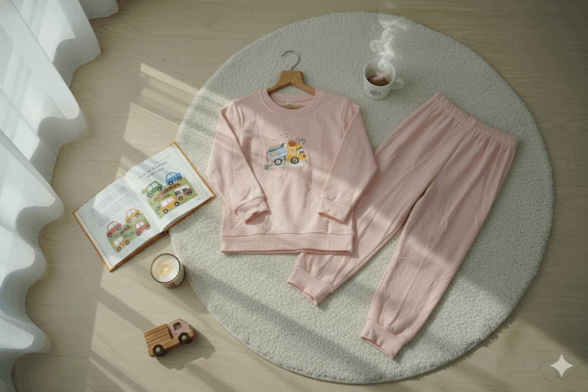 Candy Truck Pink Co-ord Set for Kids – Cozy Cotton Everyday Wear | kids co-ord set - Image 2