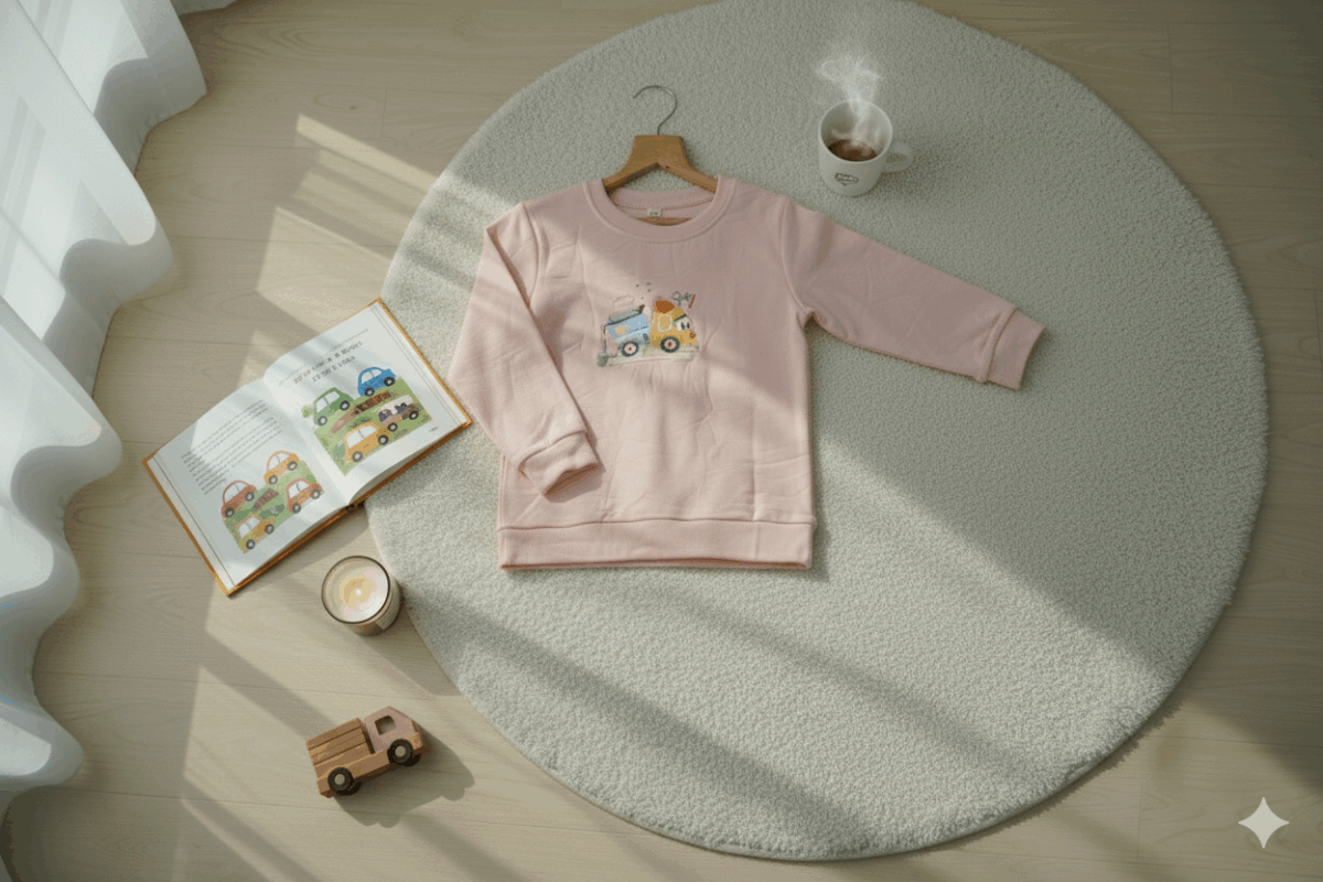Candy Truck Pink Co-ord Set for Kids – Cozy Cotton Everyday Wear | kids co-ord set - Image 3
