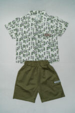 Trendy Letter Print Boys' Summer Shirt and Shorts Set | Kids shorts set - Image 5