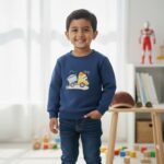 Kids winter wear sweatshirts | Truck print Sweat tishirt - Image 3