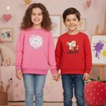 Cozy & Warm Kids Graphic Print Sweatshirt | Multiple Colors And Designs