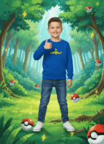 Cozy & Warm Kids Graphic Print Sweatshirt | Multiple Colors And Designs - Image 3