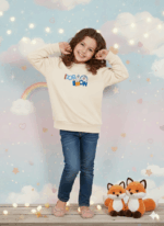 Cozy & Warm Kids Graphic Print Sweatshirt | Multiple Colors And Designs - Image 2