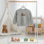Kids' Sweatshirt/T-Shirt | Cute Dog Graphic Print - Image 2