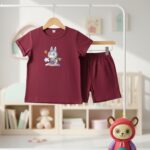 kids Labubu shirt and shorts set | Fun Unisex Short-Sleeve Character Outfit - Image 3