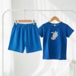 Royal Blue Labubu Explorer Set — Premium Character Streetwear for Kids - Image 2