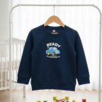 Premium Dark Blue Co-ord Set — Durable Top and Joggers for Kids - Image 3