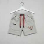 Grey Shorts Set – Textured T-Shirt & Matching Shorts - Image 3