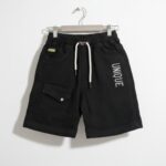 Kids Casual Cargo Shorts Set – Graphic Tee & Black Utility Shorts - Image 3